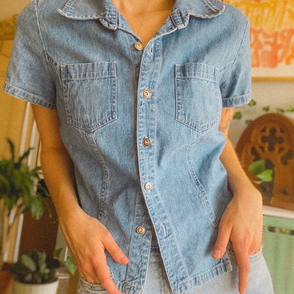 Vintage Studio Ease Denim Shirt